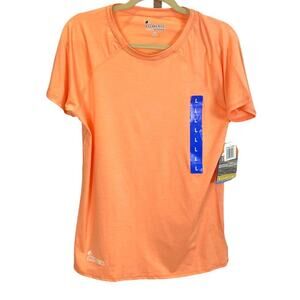 Mossy Oak Elements breeze coolcore t-shirt orange short sleeve UPF tee SZ L
